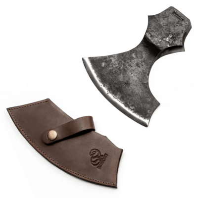 AX5_Head Beavercraft Hand-Forged Axe Head with Leather Sheath