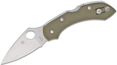 Spyderco C28GPFG Dragonfly vreckový nôž 5,7 cm, Satin, zelená, G10