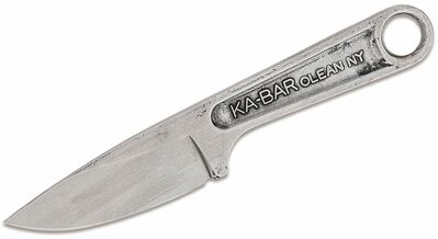 KA-BAR KB-1119 FORGED WRENCH nůž na krk 8,1 cm, celoocelový, plastové pouzdro