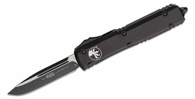 Microtech 121-1T Ultratech Black Tactical Standard automata kés 8,8 cm, teljesen fekete, alumínium