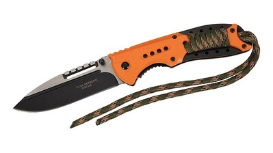 Herbertz 564712 kapesní nůž 9,7 cm, černo-oranžová, plast