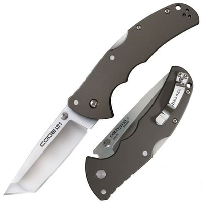 Cold Steel 58PT Code 4 kapesní nůž 8,9cm, šedá, hliník