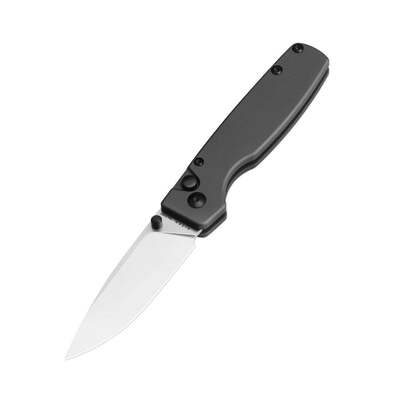 Kizer V4605C2 Original(XL) Gunmetal Aluminium vreckový nôž 8,3 cm, Stonewash, sivá, hliník