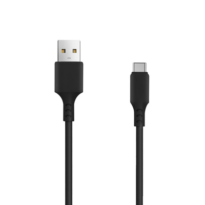 SETTY USB - USB-C kábel 1,0 m 2A, čierna (GSM109587)