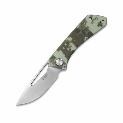 Kubey KU331I Thalia Camo vreckový nôž 8,3 cm, maskáčová, G10, spona