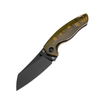 Kizer V4593C6 Towser K PEI vreckový nôž 8,6 cm, čierna, žltá, PEI (plast)