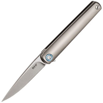 MKM MK FL01-TDSW FLAME Drop Point zsebkés 7.2 cm, kőmosott, homokfúvott titán