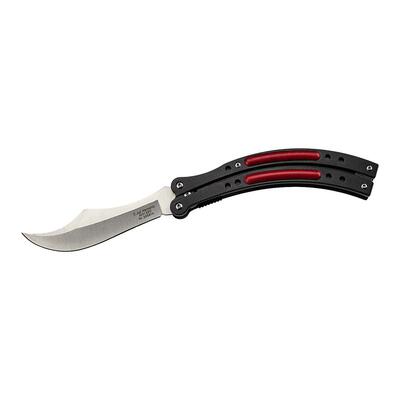 Herbertz 595814 vreckový nôž 10,5cm, hliník, čierno-červená