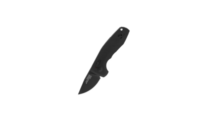 SOG-15-38-11-57 SOG-TAC AU COMPACT BLACK automatický taktický nôž 5 cm, celočierna, hliník 