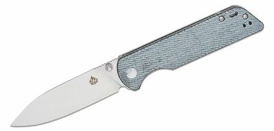 QSP Knife QS102-F Parrot Blue vreckový nôž 8,2 cm, satin, modrá, Micarta