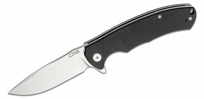 CJRB J1903-BK Taiga zsebkés 9,1 cm, Stonewash, fekete, G10