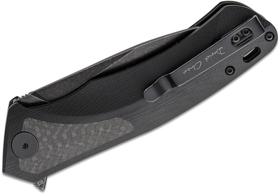 PF838CDW Petrified Fish PF838
Pub Black Stonewashed D2 Carbon Fiber With Black G10