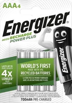 Energizer Power Plus AAA 700mAh 4ks EHR015