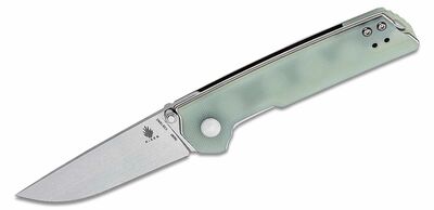 Kizer V3516N5 Domin Mini Jade G10 vreckový nôž 7,5 cm, priesvitná zelená, G10