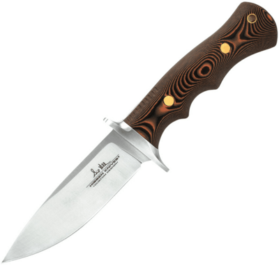 United Cutlery GH5110 GIL HIBBEN TUNDRA BUSHCRAFT outdoor nôž 11,8 cm, Micarta, kožené puzdro
