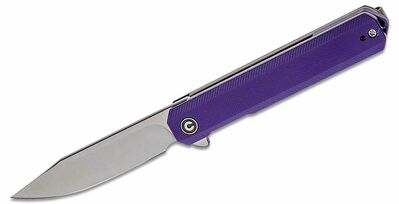 CIVIVI C917D Chronic Purple zsebkés 8 cm, szatén, lila, G10