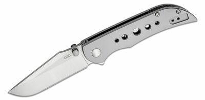 CRKT CR-6135 Oxcart ezüst zsebkés 7,8 cm, teljesen acél