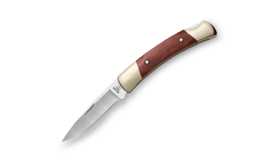 Buck BU-0501RWS 501 Squire vreckový nôž 7 cm, palisander DymaLux, kožené puzdro