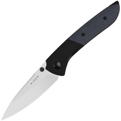 Kizer V3690A2 Spitfire Blue Canyon vreckový nôž 8 cm, Satin, čierno-modrá, hliník, kompozit Richlite