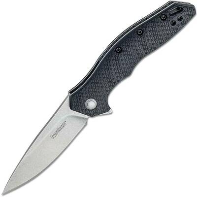 Kershaw K-1845 SHORELINE vreckový nôž s asistenciou 7,6 cm, Stonewash, čierna, GFN