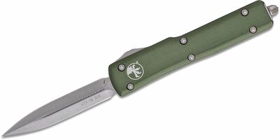 Microtech 147-10OD UTX-70 Standard OD Green automatický nôž 6,1 cm, Stonewash, zelená, hliník