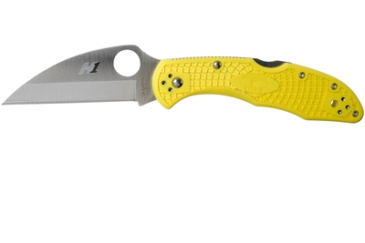 Spyderco C88PWCYL2 Salt 2 Lightweight Wharncliffe vreckový nôž 7,6 cm, žltá, FRN