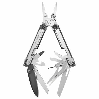 Leatherman LTG833076 FREE® ARC multifunkčný nástroj, čierno-strieborná, 20 funkcií, puzdro nylon