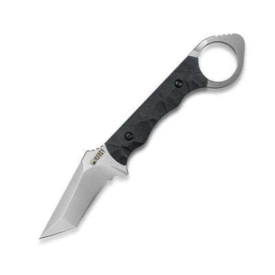 Kubey KU320A WOLF E-CQC všestranný nůž 7 cm, Bead Blasted, černá, G10. pouzdro Kydex 