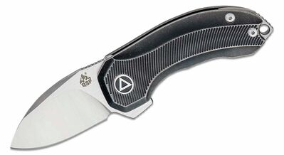 QSP Knife QS138-B Hamster Titanium Black Stonewashed malý kapesní nůž 5 cm, černá, titan