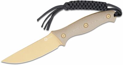 CIVIVI C23041-2 Stormridge pevný nůž na přežití 10 cm, Desert Tan Stonewash, hnědá Tan, G10, pouzdro