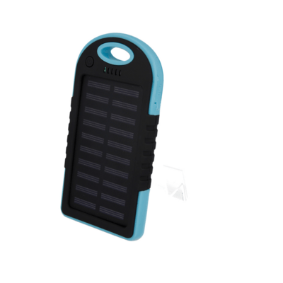 Setty solárny power bank 5000 mAh, modrá (GSM100639)