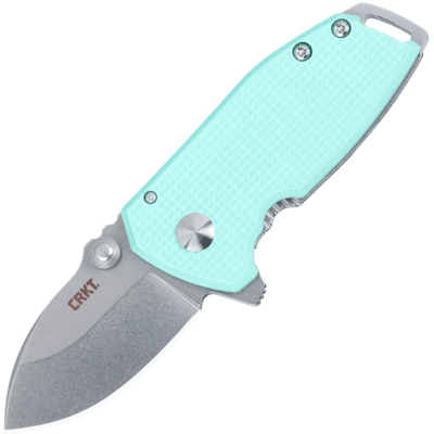 CRKT CR-2485B Squid™ Compact Blue kis zsebkés 4,4 cm, Stonewash, halványkék, G10, acél