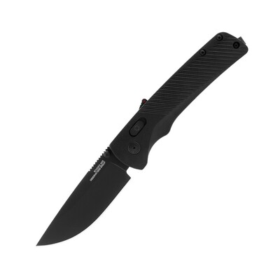 SOG-11-18-01-41 FLASH AT - BLACKOUT zsebkés 8,6 cm, teljesen fekete, GRN