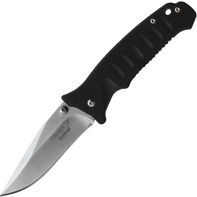 FOX knives BF-114  BLACK FOX vreckový nôž s asistenciou 7,5 cm, čierna, G10, nylonové puzdro