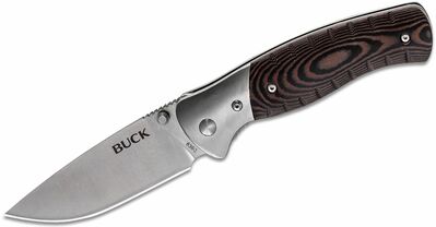 Buck BU836BRS Selkirk Linerlock vonkajší nôž 9,9 cm, Micarta, nylonové puzdro, píšťalka/kresadlo