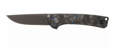 QSP Knife QS139-G2 Osprey CF G10 Blue vreckový nôž 8,2 cm, Blackwash, modrá, uhlíkové vlákno, G10