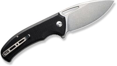 S23014-1 Sencut Phantara Black Coarse G10 Handle
Stonewashed 9Cr18MoV Blade
Liner Lock