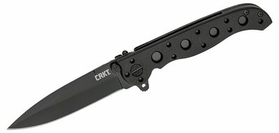 CRKT CR-M16-01KZ M16® - 01KZ SPEAR POINT BLACK vreckový nôž 7,6 cm, celočierny, GRN