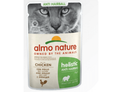 Almo Nature Szőrlabda-ellenes tasak macskáknak - csirke, 70g