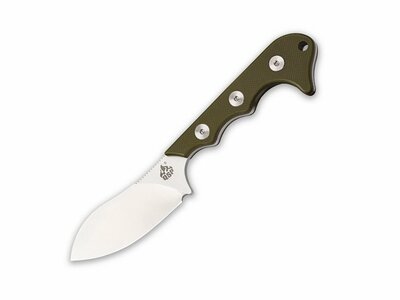 QSP Knife QS125-C Neckmuk Green nôž na krk 7,3 cm, zelená, G10, puzdro Kydex