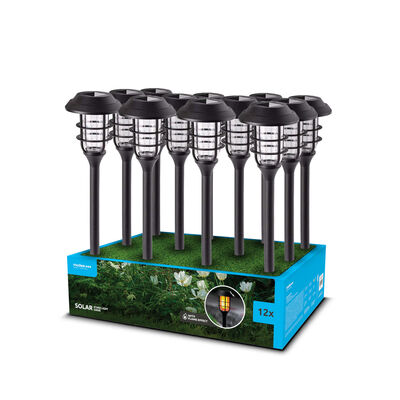 Modee záhradná solárna LED lampa GS038 43 cm, AA 200 mAh 12ks (ML-GS038)