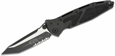 Microtech 161-2T Manual Socom Elite Tanto Tactical kapesní nůž 10,3 cm, celočerná, hliník 