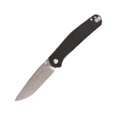 Ganzo Knife G6804-BK univerzális zsebkés 8,9 cm, Stonewash, fekete, G10