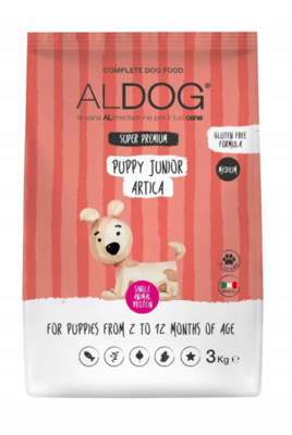 Aldog 2D-SJ3M Puppy-Junior Artica Medium granule pre šteniatka, stredné plemená, losos, 3 kg