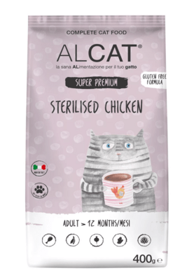 Alcat 3D-CS400 Sterilised Chicken granule pre sterilizované mačky - kuracie mäso 400g
