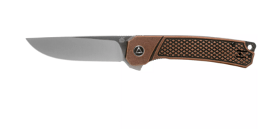 QSP Knife QS139-E1 Osprey Copper Stonewashed vreckový nôž 8,3 cm, meď