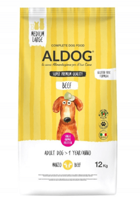 Aldog 2D-BE12M Beef Medium/Large granule pre dospelých psov, stredné/veľké plemená, hovädzie, 12 kg