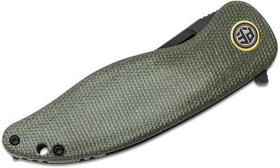 PFP06GRMDW Petrified Fish PFP06
Simum Black Stonewash K110 Green Micarta