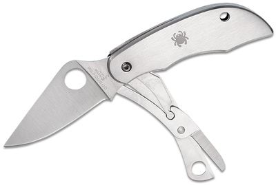 Spyderco C169P ClipiTool Stainless Scissors všestranný kapesní nůž 5,1 cm, nerezová ocel, nůžky 