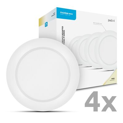 Modee LED Kulatý LED panel - montovatelný 12W 1320lm neutrální bílá P4 (ML-LPR4000K12WPN)